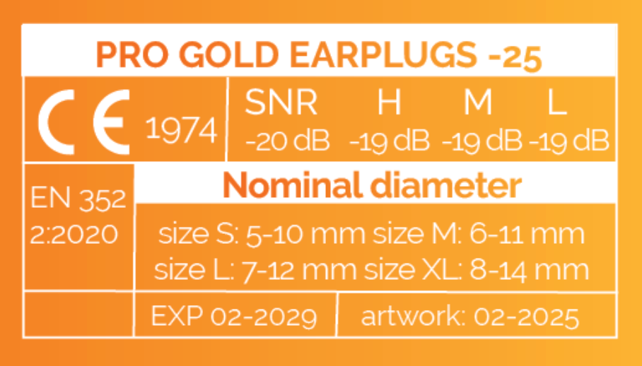 PRO Gold -25 dB